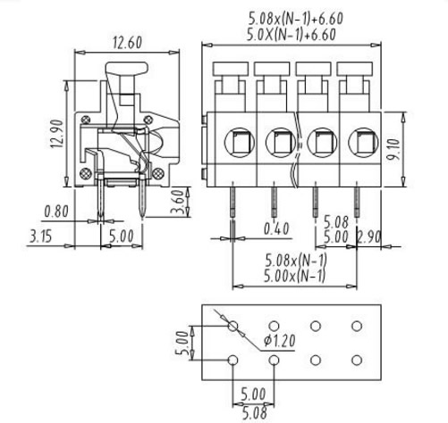ULO-TB12-235W/5.08